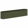 vidaXL Cama de Jardim Elevada Verde-Azeitona 200 x 40 x 40 cm