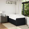 vidaXL Cama com molas/colch&atilde;o 90x190 cm veludo preto