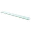 vidaXL Prateleiras 2 pcs 110x12 cm vidro transparente
