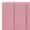 vidaXL Estrutura de cama sem colch&atilde;o Hanko 180x200 cm veludo rosa