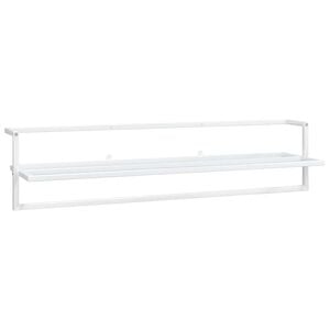 vidaXL Toalheiro 95x25x22 cm ferro branco