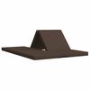 vidaXL Sof&aacute; Cama Dobr&aacute;vel 140 x 67 x 45 cm Cinzento-acastanhado