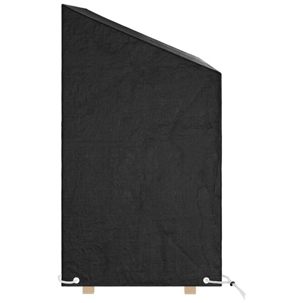 vidaXL Capas p/ banco jardim 2 pcs 8 ilhós 130x70x70/88 cm polietileno