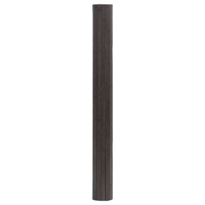 vidaXL Tapete retangular 70x300 cm bambu castanho-escuro