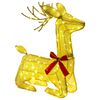 vidaXL Rena de Natal 3D LOVIISA 140 LED Branco quente 55 x 22 x 63 cm
