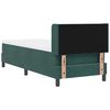 vidaXL Cama Box com colch&atilde;o Verde Escuro 200 x 80 cm Poli&eacute;ster
