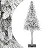vidaXL &Aacute;rvore de Natal Artificial Branco 76 x 76 x 180 cm