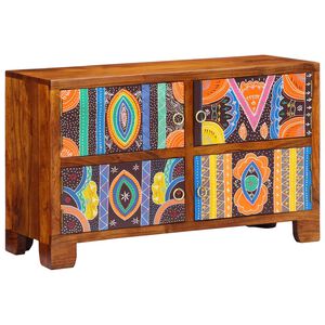 vidaXL Arm&aacute;rio de Sapatos 90 x 35 x 55 cm Madeira S&oacute;lida de Ac&aacute;cia