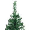 vidaXL &Aacute;rvore de Natal artificial de canto Verde 150 cm PVC e Metal