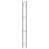 vidaXL Suporte para lenha 110x28x312 cm aço preto mate