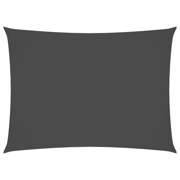 vidaXL Para-sol estilo vela tecido oxford retangular 2x3,5 m antracite
