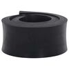 vidaXL Borda de borracha para limpa-neves 120x8x2 cm preto