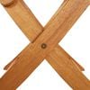 vidaXL Mesa de jardim dobrável 120 cm madeira de acácia maciça