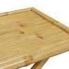 vidaXL 5 pcs conjunto de jantar para jardim bambu