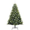vidaXL &Aacute;rvore de Natal Artificial Articulada 300 LEDs Verde 210 cm