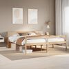 vidaXL Cama com estante sem colch&atilde;o 180x200 cm pinho maci&ccedil;o