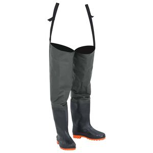 vidaXL Bota perneira tamanho 38 verde-escuro