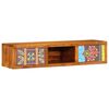 vidaXL Arm&aacute;rio de TV para parede 100x30x22 cm madeira ac&aacute;cia maci&ccedil;a