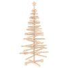 vidaXL &Aacute;rvore de Natal de Madeira KOTKA 120 cm Madeira de Pinho Maci&ccedil;a