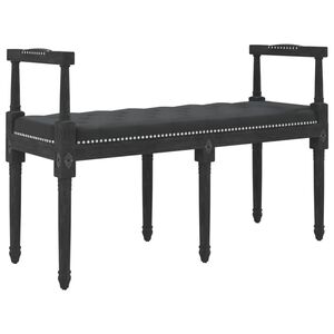 vidaXL Banco 110x40x70 cm veludo preto