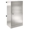 vidaXL caixa de correio Prateado 30 x 20 x 55 cm A&ccedil;o inoxid&aacute;vel