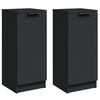 vidaXL Aparadores 2 pcs 30x30x70 cm derivados de madeira preto