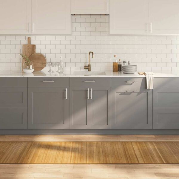 vidaXL Tapete retangular 70x500 cm bambu cor natural