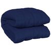 vidaXL Manta pesada 7 kg 150x200 cm tecido azul