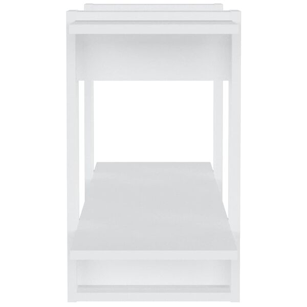 vidaXL Estante 100x30x51 cm madeira processada branco