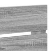 vidaXL Cabeceira Cinza Sonoma 180 cm Madeira processada