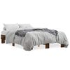 vidaXL Estrutura cama 140x190 cm derivados de madeira/metal