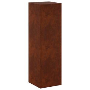 vidaXL Suporte para Plantas Ferro Enferrujado 30 x 30 x 100 cm