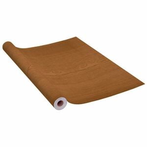 vidaXL Autocolante para m&oacute;veis 500x90 cm PVC cor carvalho