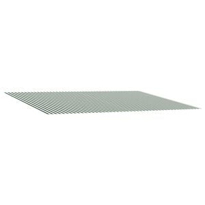 vidaXL Tecido de substitui&ccedil;&atilde;o para toldo Verde e Branco 450 &times; 350 cm