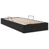 vidaXL Cama com Armazenamento com cabeceira Preto 90 x 190 cm Veludo