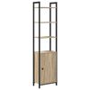 vidaXL Gabinete de Livros Carvalho Sonoma 40 x 24 x 161 cm