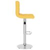vidaXL Bancos de bar 2 pcs tecido amarelo mostarda