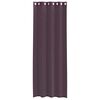 vidaXL Cortinas de voile com ilh&oacute;s 2 pcs roxo 140x300 cm