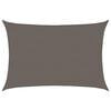 vidaXL Para-sol estilo vela 160 g/m&sup2; 5x6 m PEAD antracite