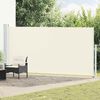 vidaXL Toldo lateral retr&aacute;til para p&aacute;tio 180x500 cm creme
