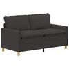 vidaXL Sof&aacute; Cinzento-Escuro 156 x 81 x 87,5 cm Tecido