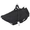 vidaXL Casaco para C&atilde;es Preto L52 Velo e Poli&eacute;ster