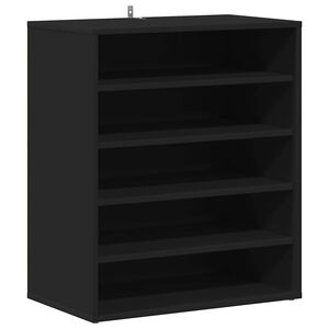 vidaXL Arm&aacute;rios para sapatos 60 x 35 x 70 cm Preto