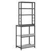 vidaXL Prateleira de Cozinha Cinza Sonoma 60 x 40 x 168 cm