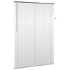 vidaXL Cortina Veneziana Manual Ajust&aacute;vel Cinza Prata 213 x 130 cm PVC
