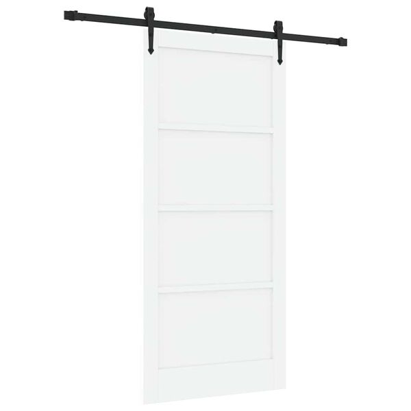 vidaXL Porta Deslizante ORKDAL Branco 93 x 202 cm