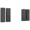 vidaXL M&oacute;veis de TV 4 pcs 30,5x30x110 cm derivados de madeira cinzento