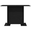 vidaXL Mesa de jantar Carvalho preto 110 x 60 x 75 cm