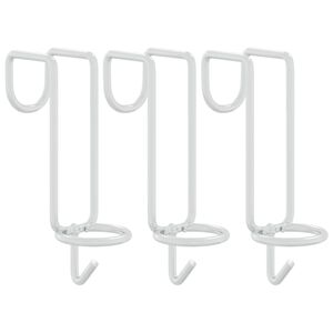 vidaXL Gancho port&aacute;til para balde a&ccedil;o galvanizado prateado