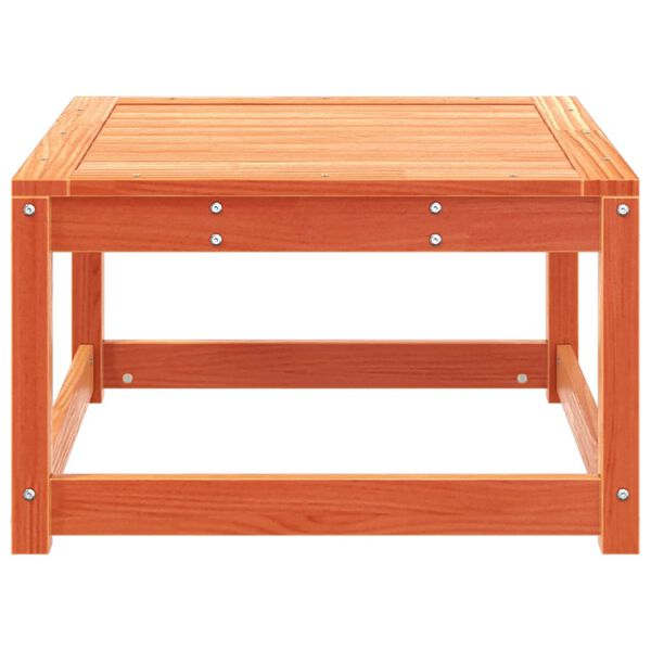 vidaXL Apoio de pés p/ jardim madeira de pinho maciça castanho-mel